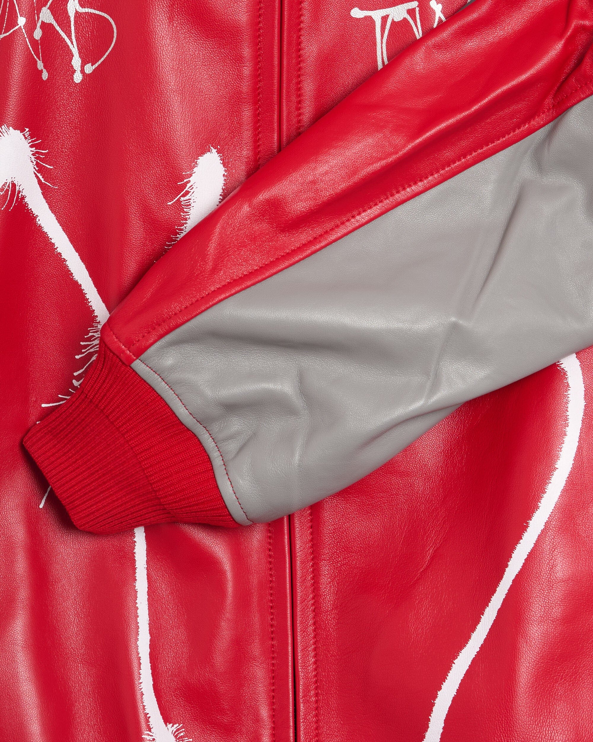 Y-3 Chaqueta de cuero con gráfico Relaxed Y - 3 Chito Unisex