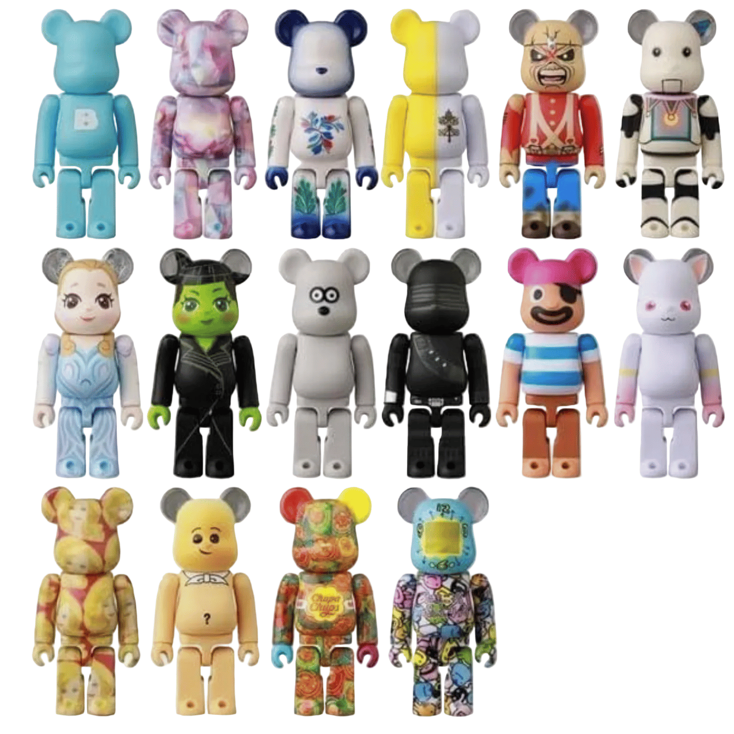 BEARBRICK SERIES 51 100% (SINGLE PIECE)