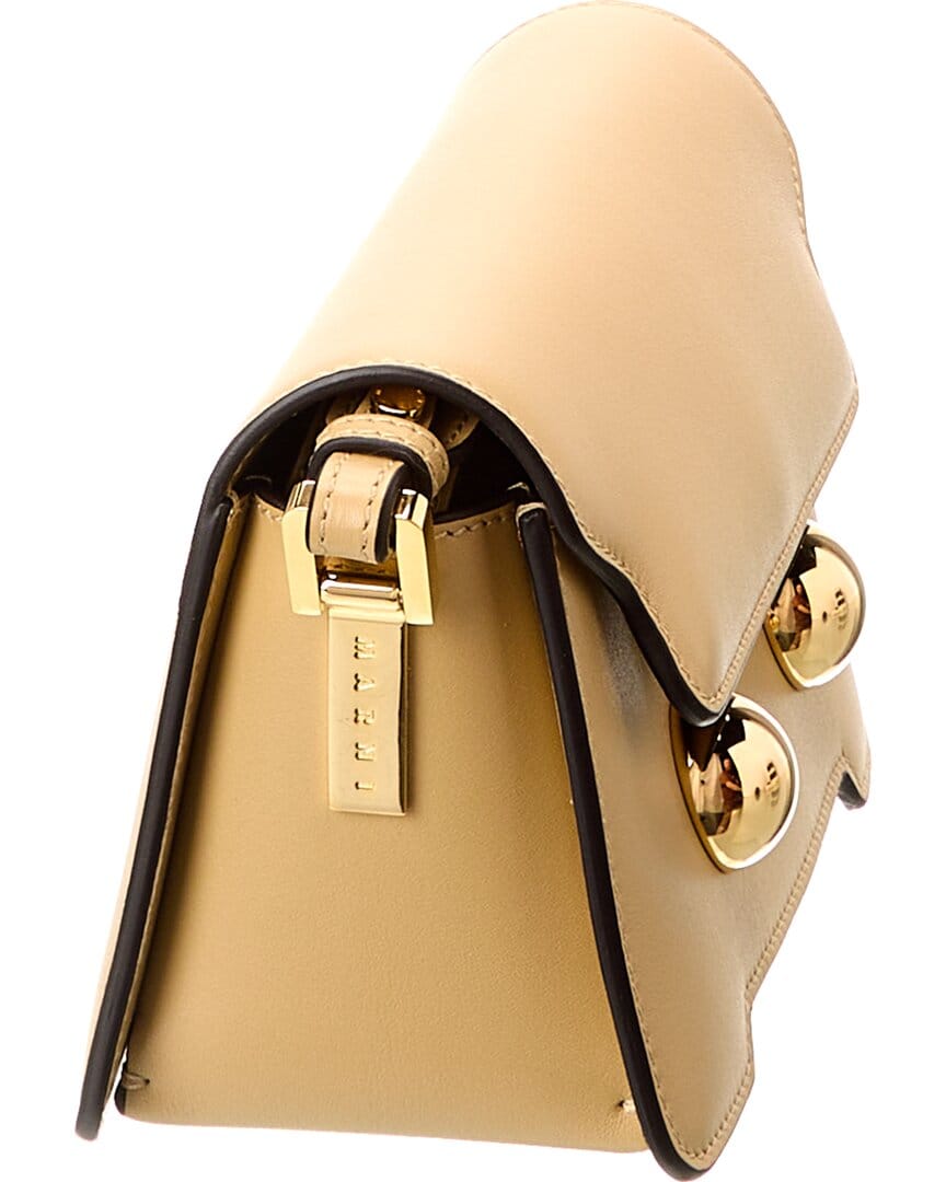 Marni Trunkaroo Mini Leather Shoulder Bag
