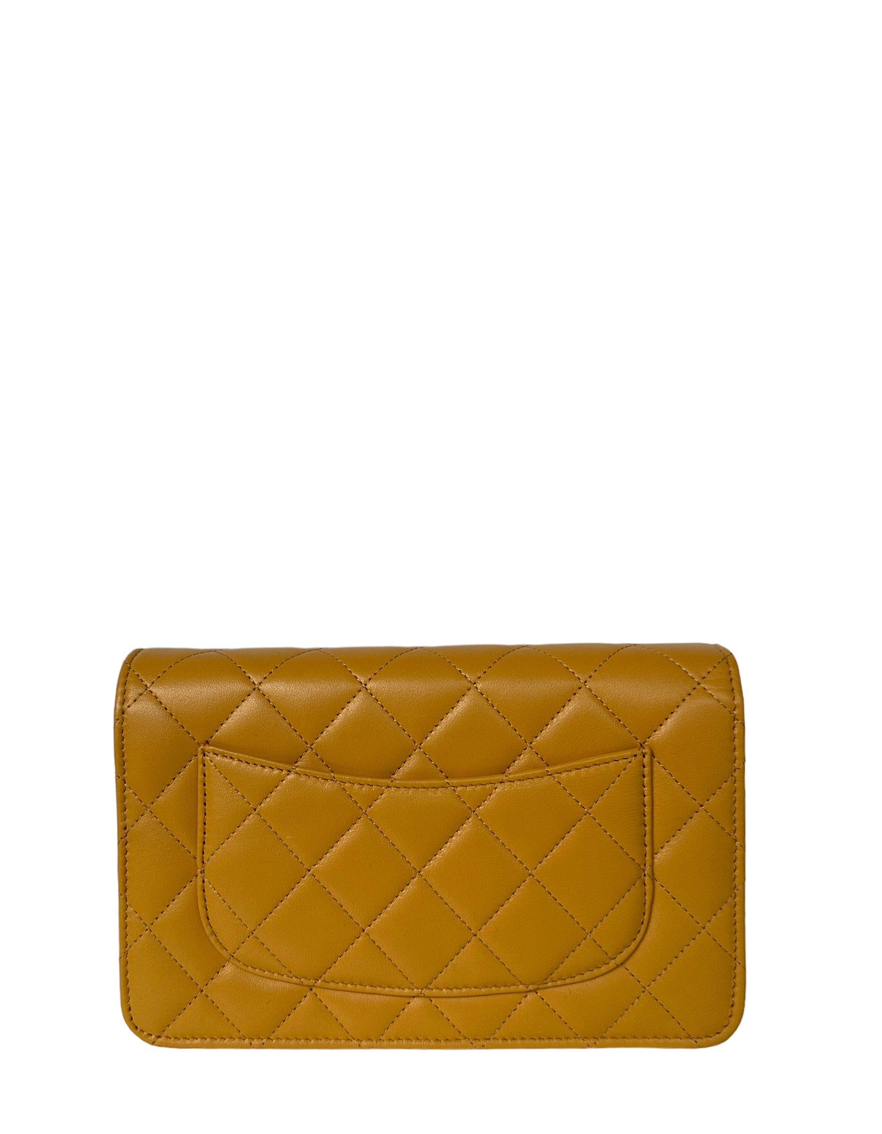 ASC Resale Chanel '23 NEW Yellow Quilted WOC Crossbody