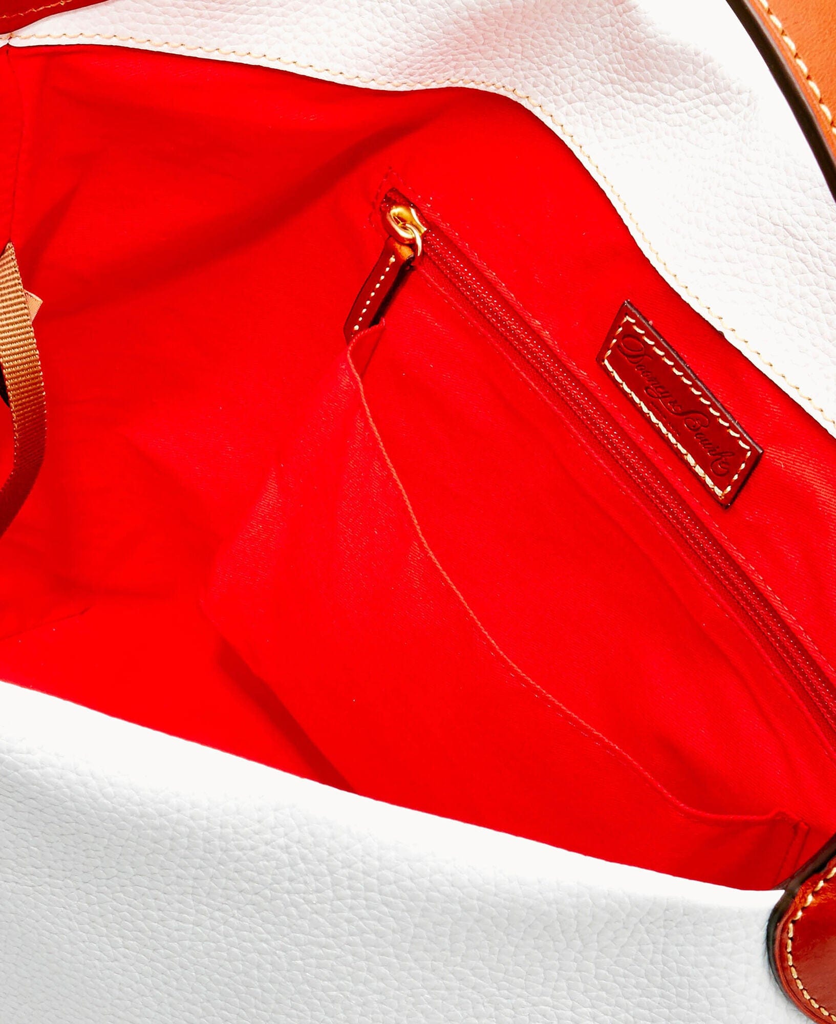 Dooney & Bourke Pebble Grain Logo Lock Shoulder Bag