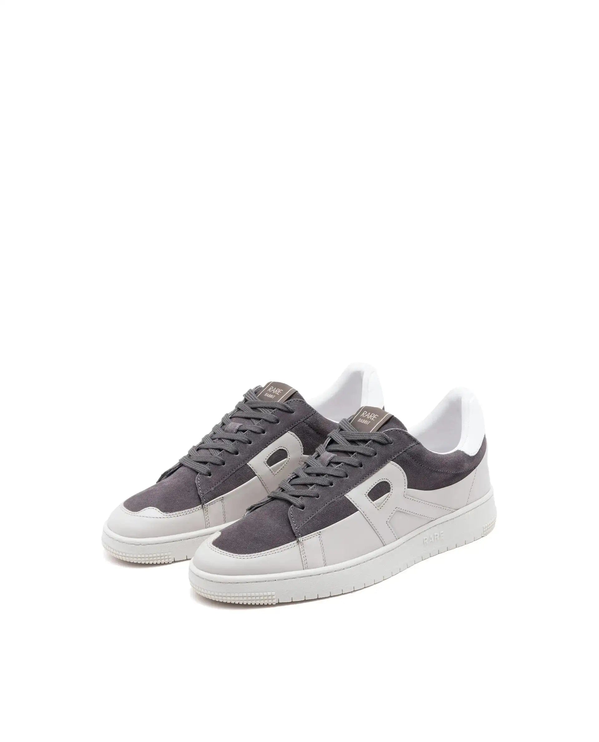 RAREZ Rare Rabbit Men Terra Taupe Genuine Leather And Suede Upper Low - Top Multi Color Lace - Up Shoes