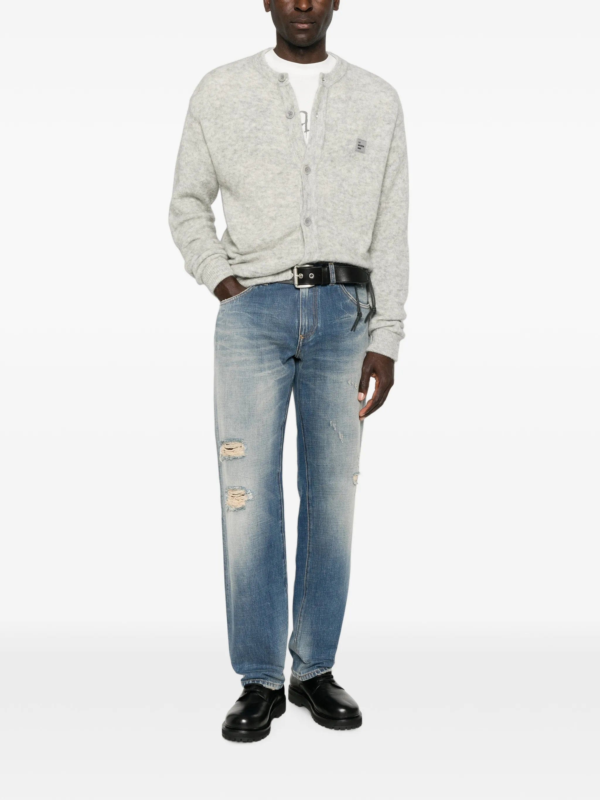 Dolce & Gabbana distressed - effect straight - leg jeans