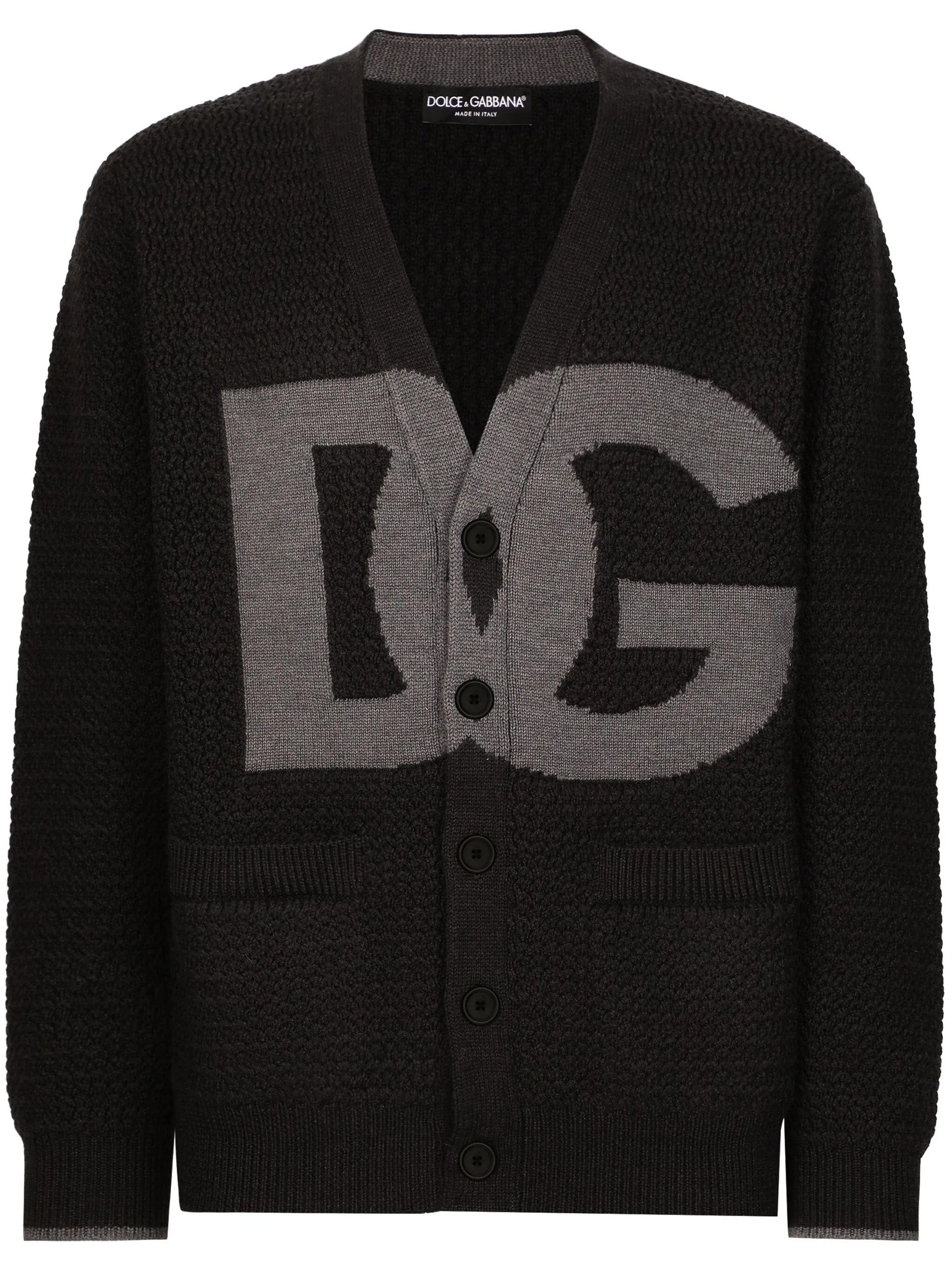 Dolce & Gabbana logo - intarsia cardigan
