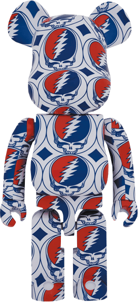 Medicom TOY BE@RBRICK GRATEFUL DEAD 1000% (STEAL YOUR FACE)