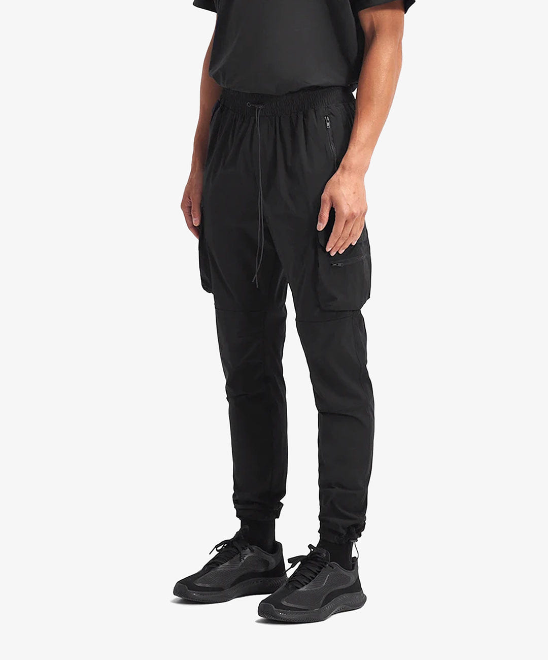 REPRESENT | STEPPED HEM SWEATPANTS { 247 PANT { BLACK
