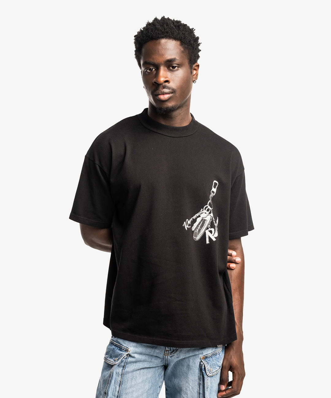 REPRESENT | KEYS TO THE CLUB T - SHIRT { JET BLACK