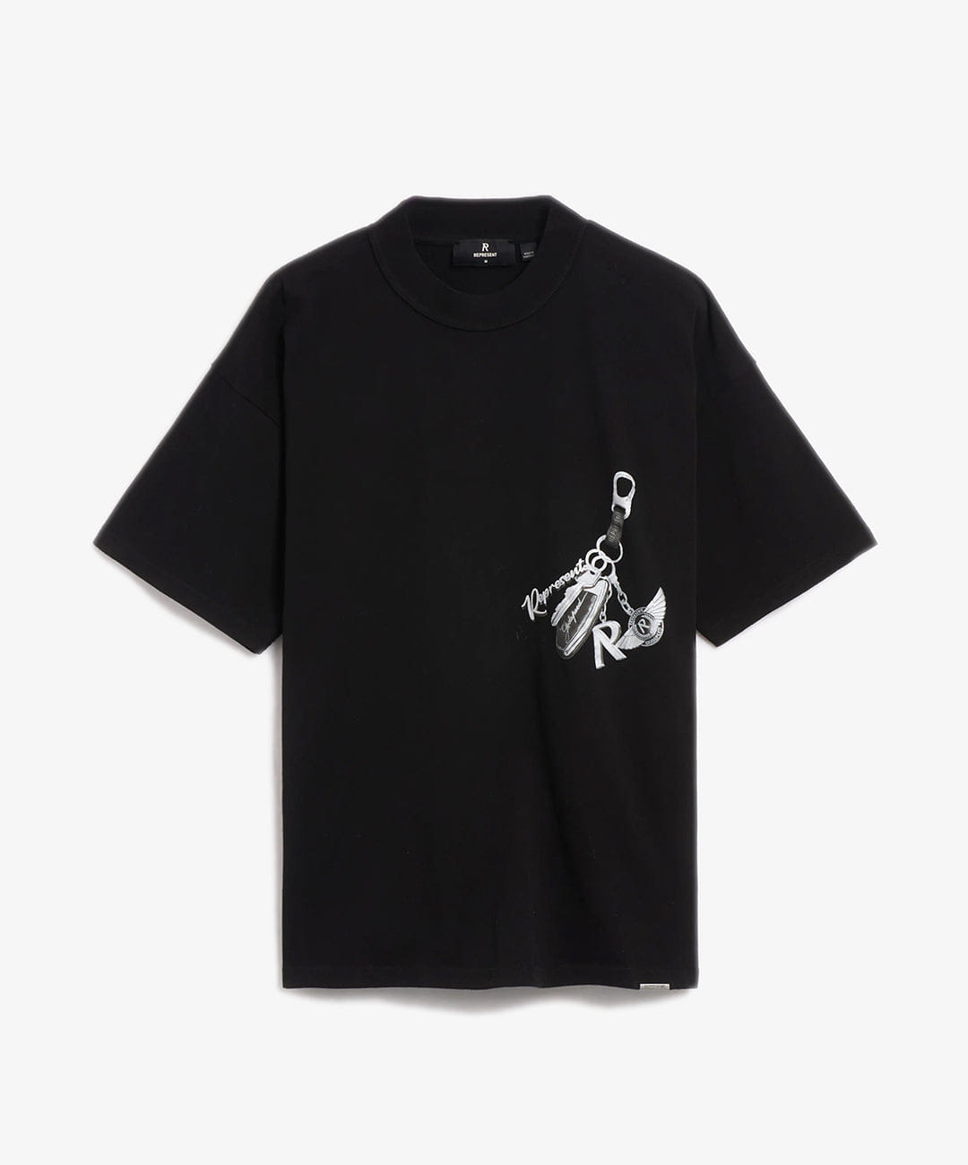 REPRESENT | KEYS TO THE CLUB T - SHIRT { JET BLACK