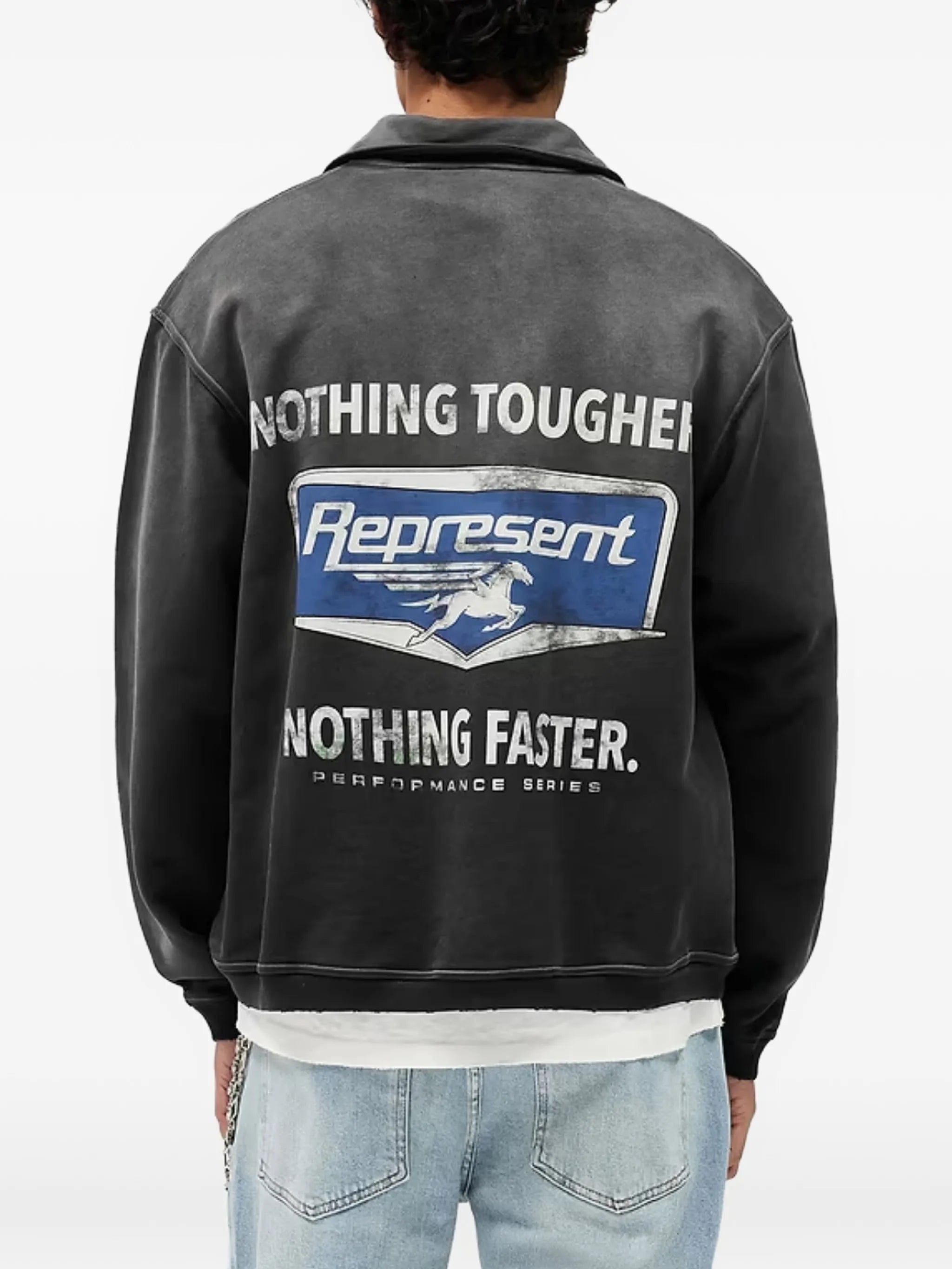 Represent zip graphic sweatshirt