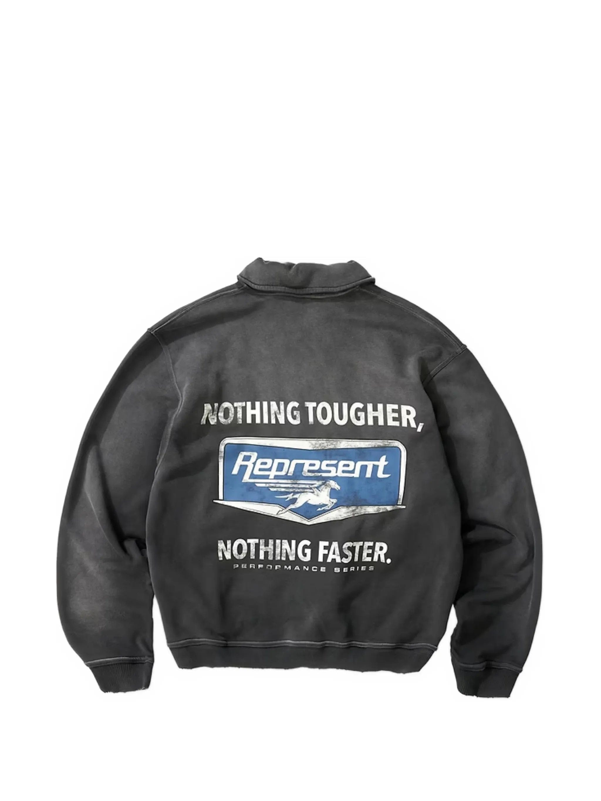 Represent zip graphic sweatshirt