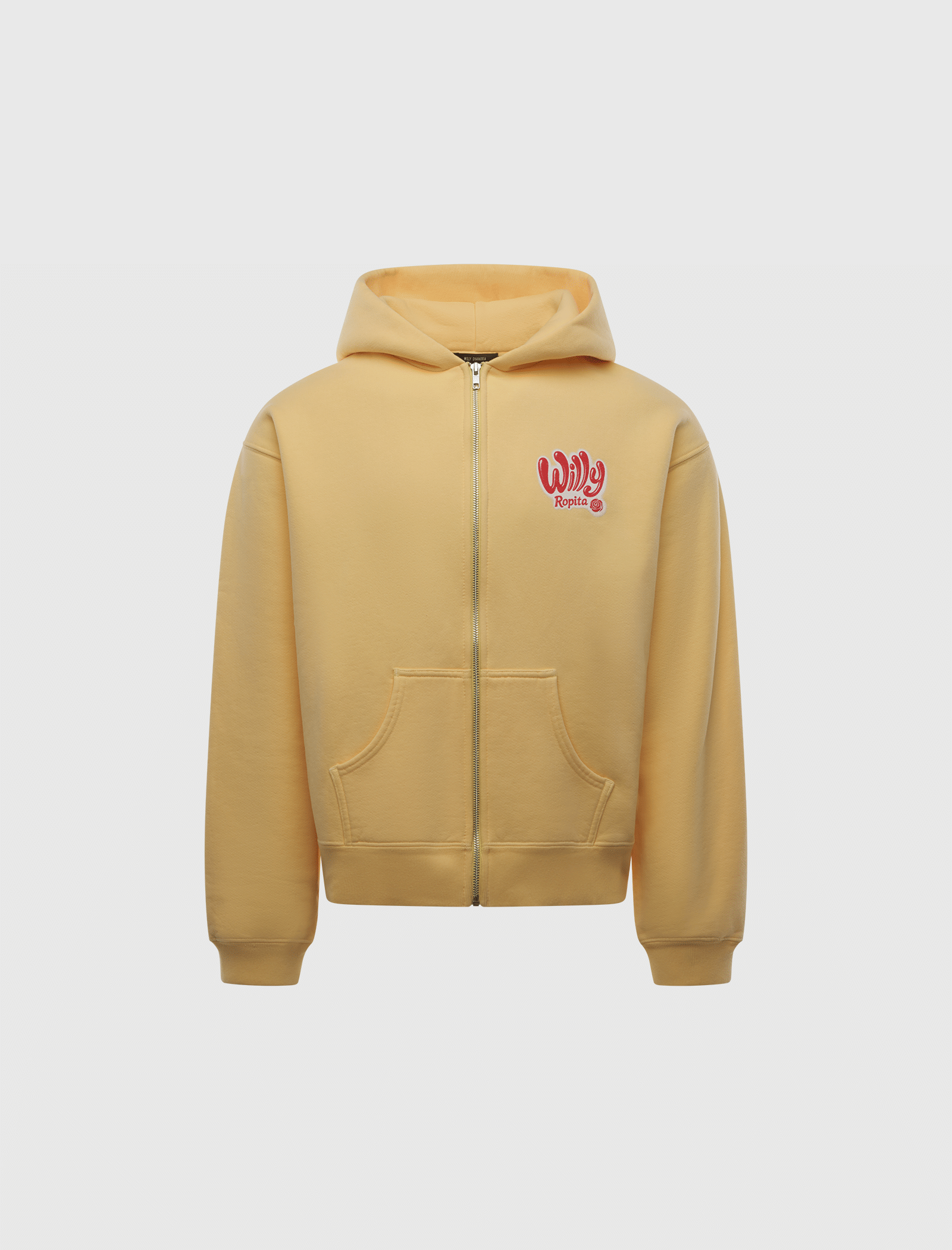 WILLY Chavarria WILLY ROPITA SHRUNKEN ZIP THROUGH HOODIE