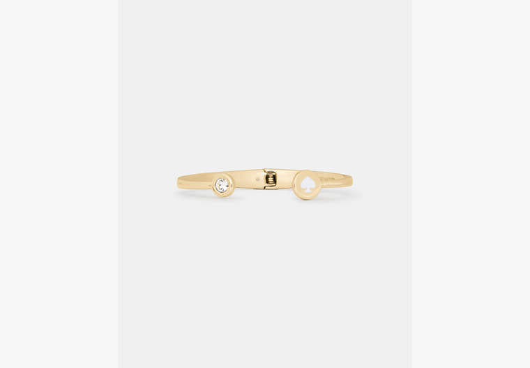 Kate Spade Spot The Spade Open Hinge Bangle