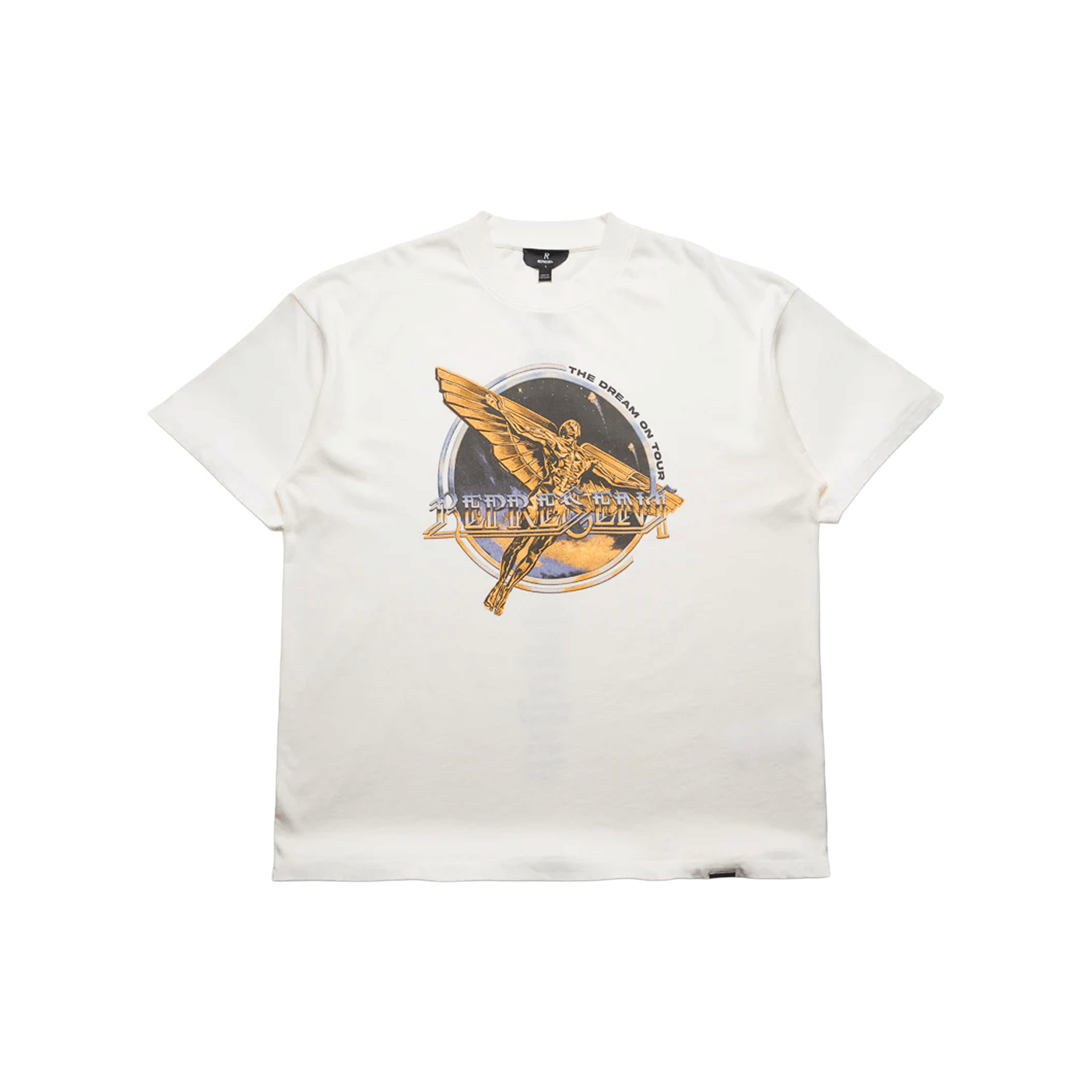 Represent Golden Tour T-Shirt Flat White (SS26)