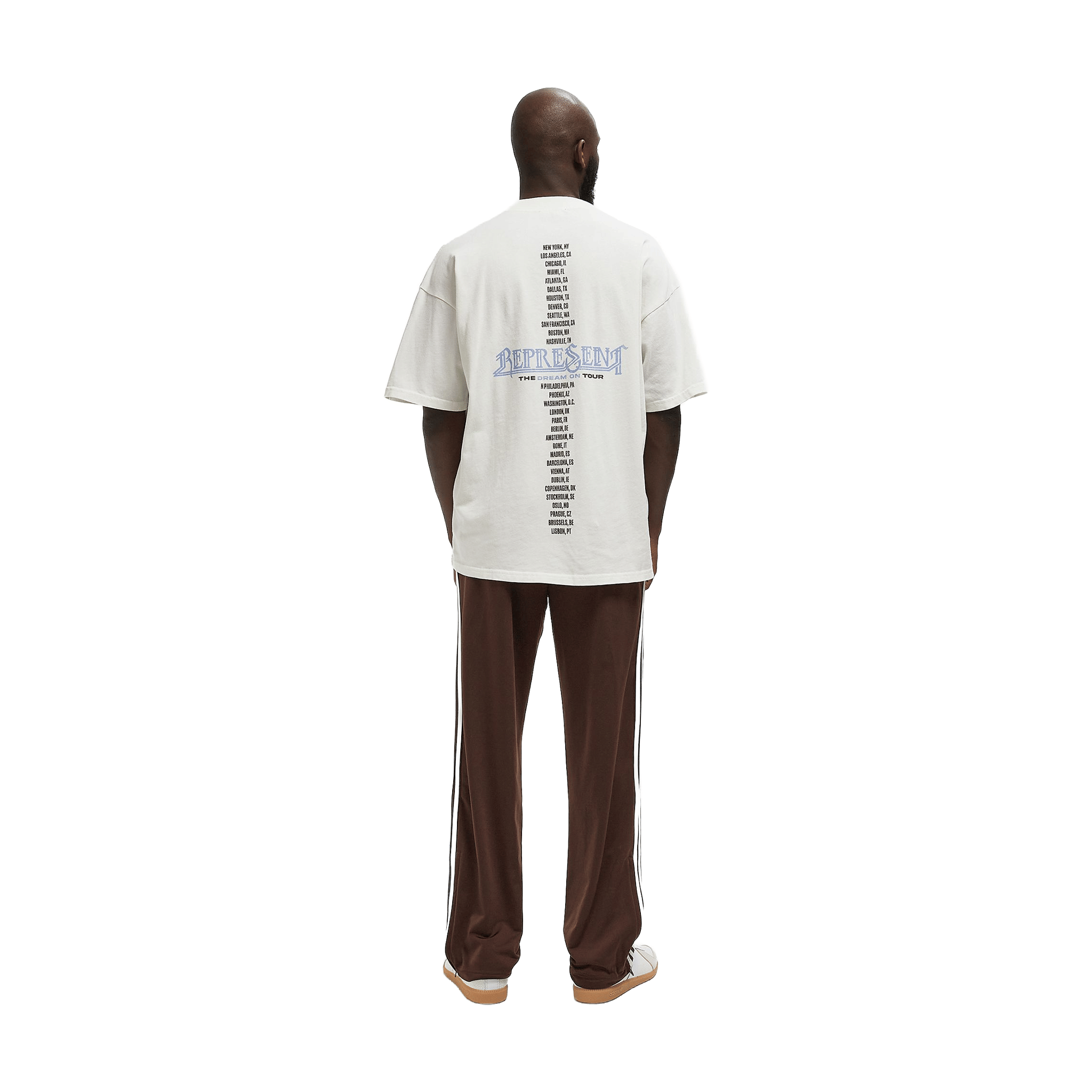 Represent Golden Tour T-Shirt Flat White (SS26)