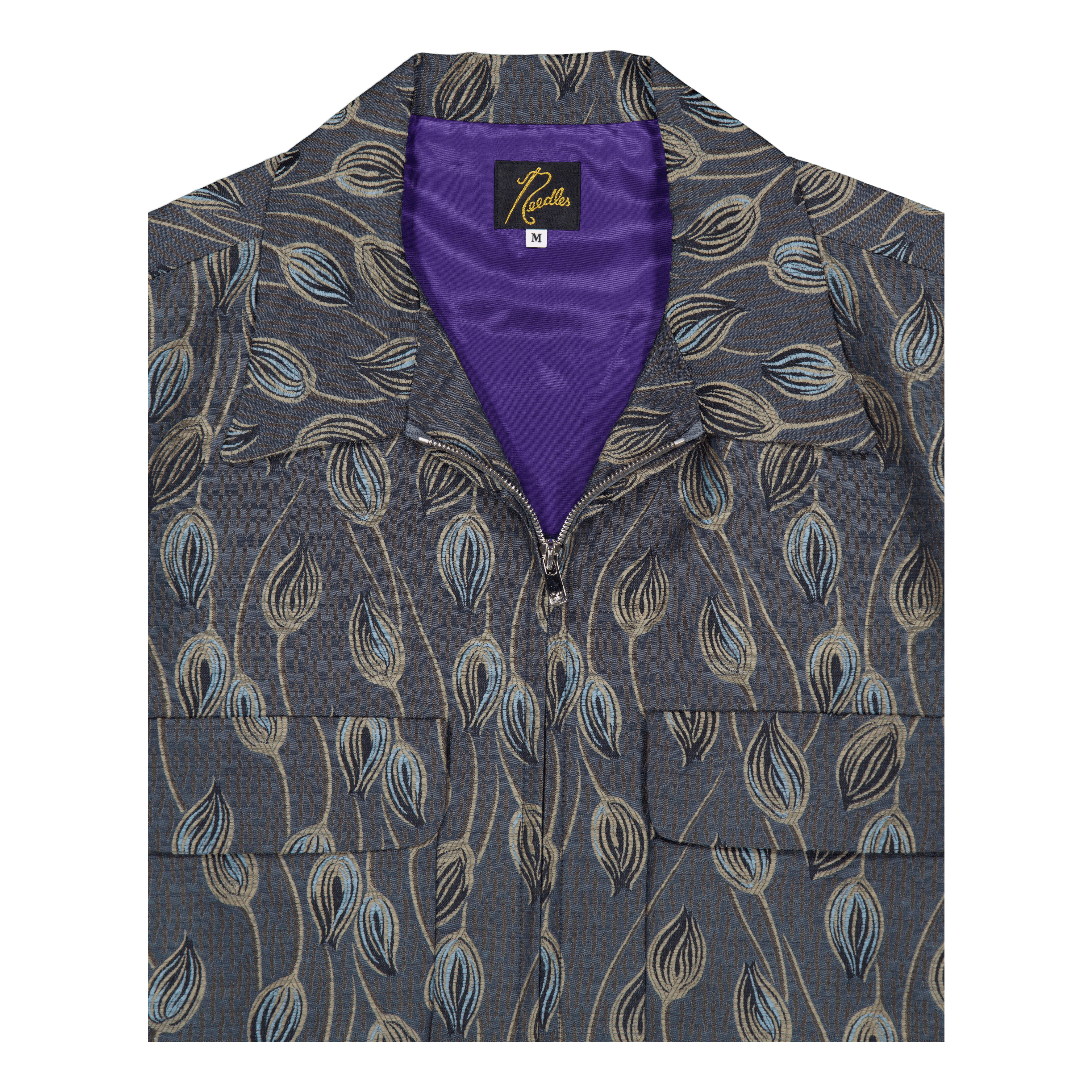 Needles Sport Jacket - W/pe Bo A - blue