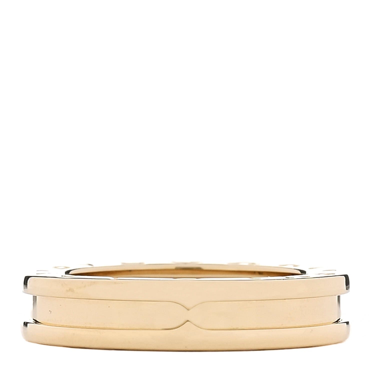 Bulgari 18K Yellow Gold B.Zero1 One - Band Ring 53 6.5