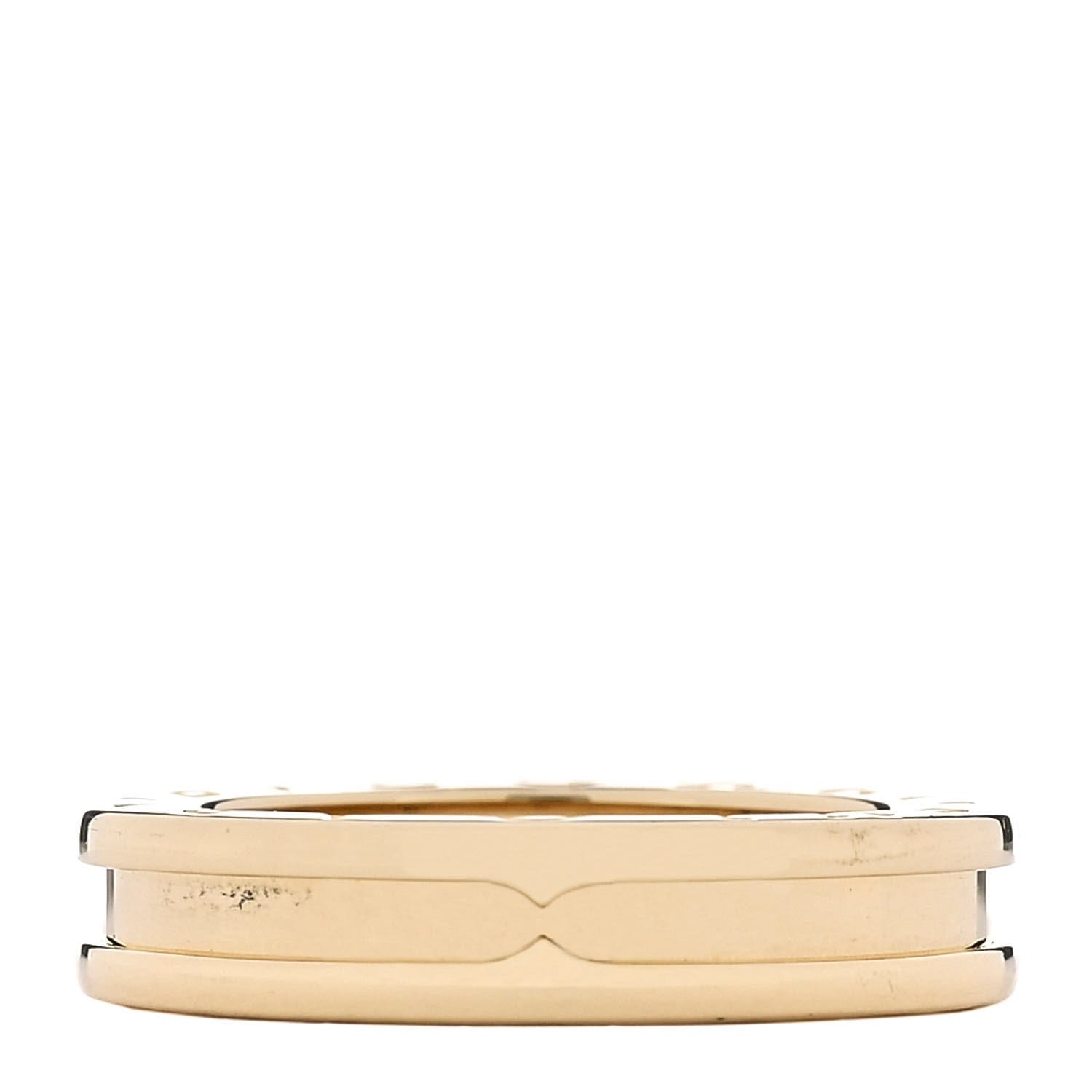 Bulgari 18K Yellow Gold B.Zero1 One - Band Ring 53 6.5