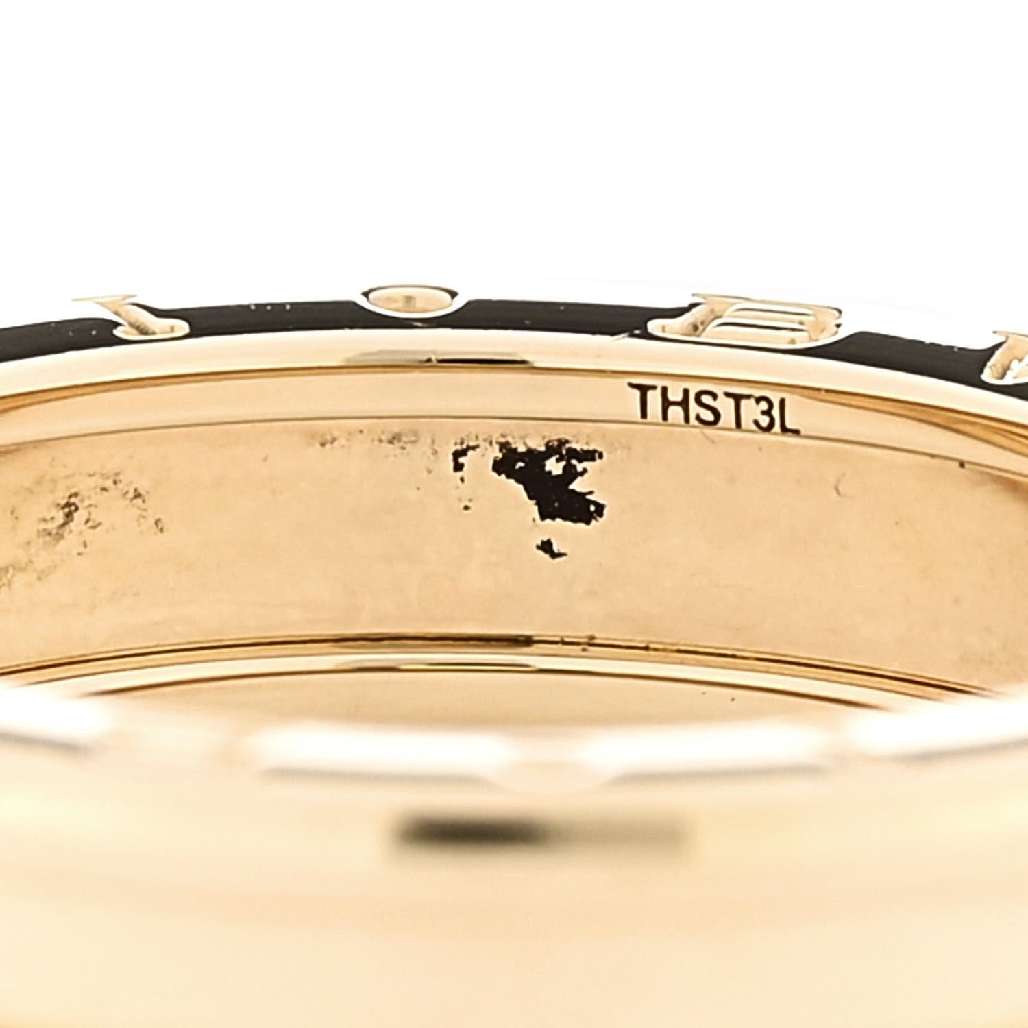 Bulgari 18K Yellow Gold B.Zero1 One - Band Ring 53 6.5