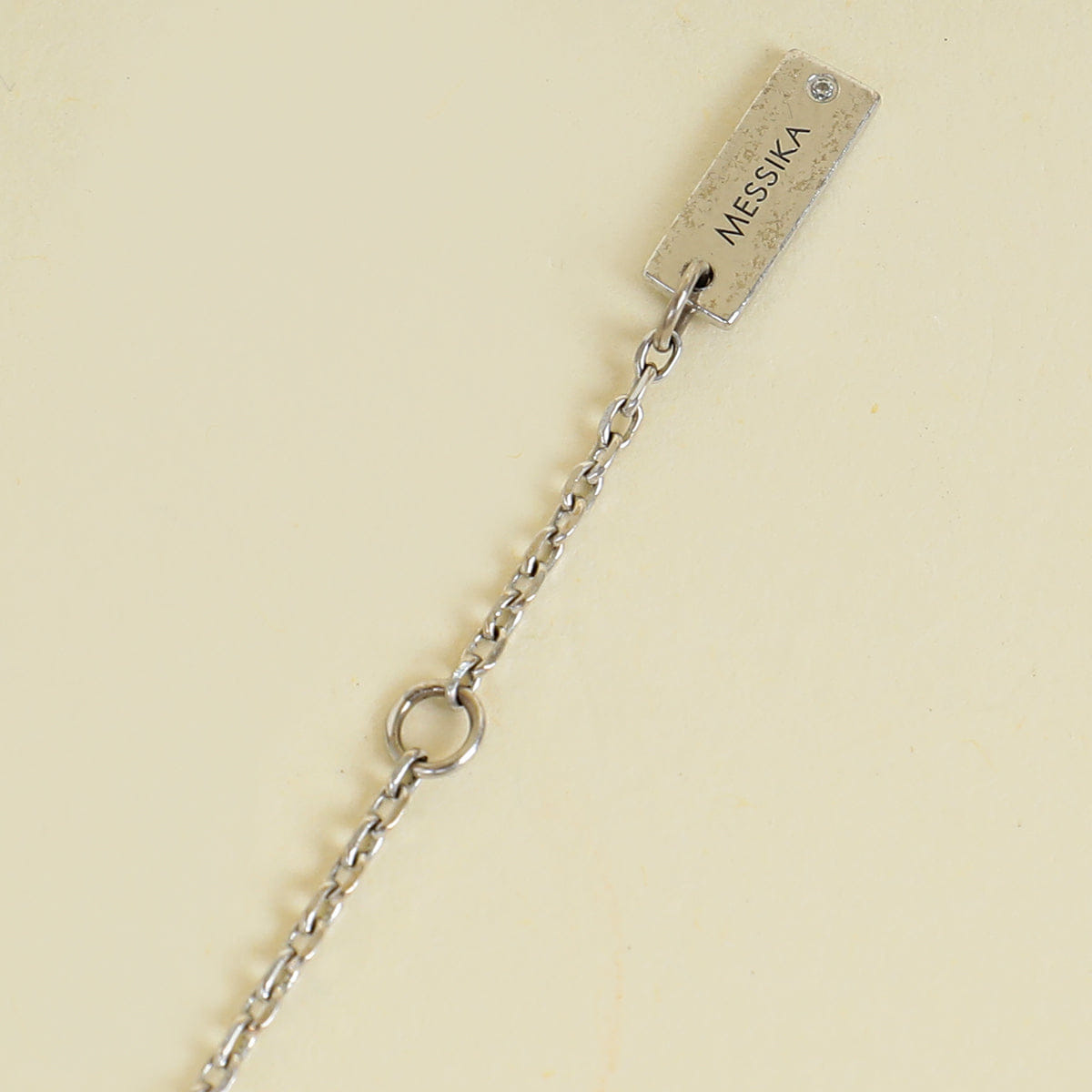 Messika 18K White Gold Diamond Thea Ankle Bracelet
