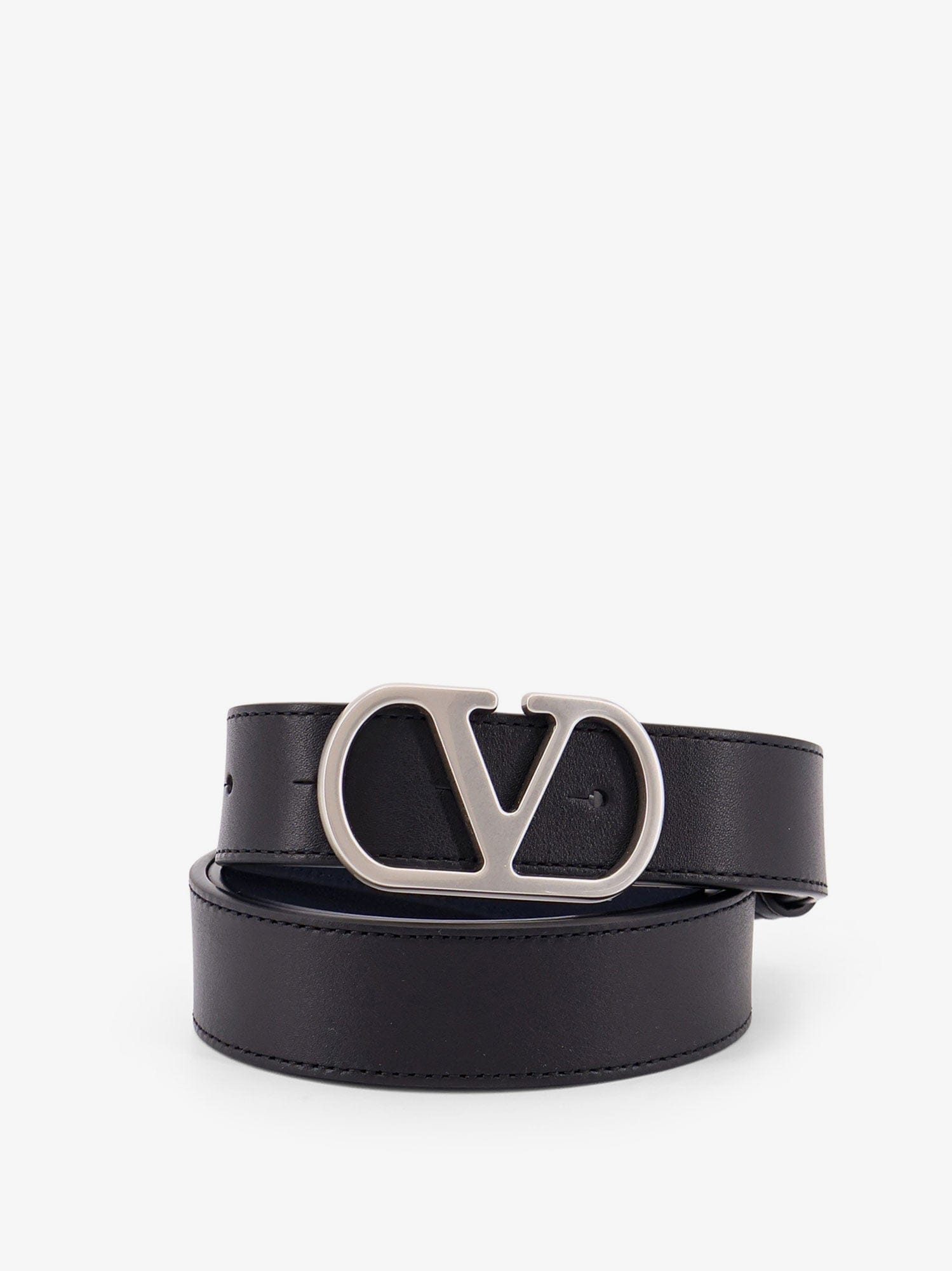 Valentino Garavani Vlogo leather reversible belt