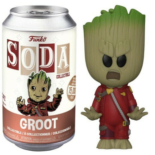 Funko Soda Groot Angry, Opened **Chase**