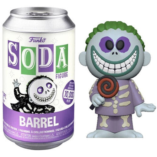 Funko Soda Barrel Unmasked, Opened **Chase**