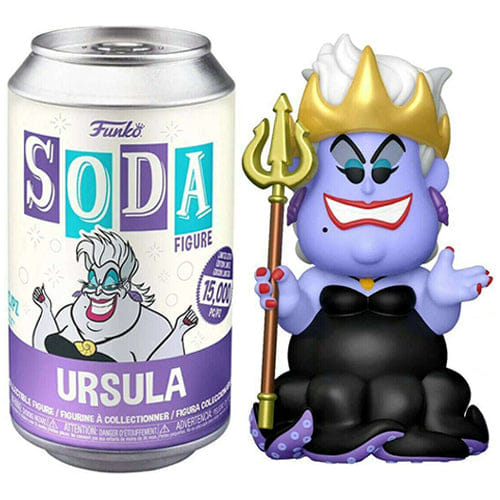 Funko Soda Ursula w/ Trident & Crown, Opened **Chase, Dented**