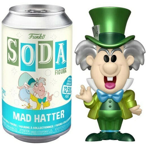 Funko Soda Mad Hatter Metallic, Opened **Chase**