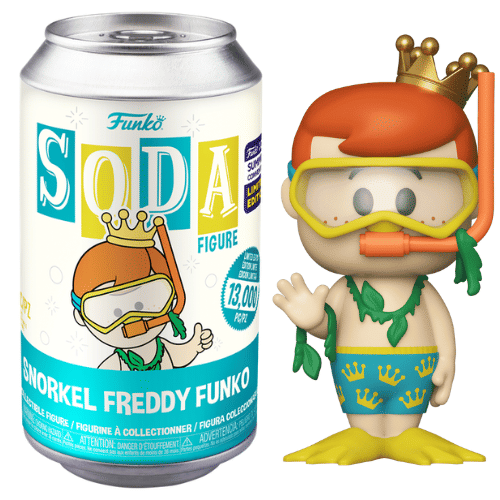 Funko Soda Snorkel Freddy Funko Sealed - 2023 SDCC Exclusive