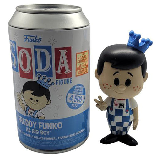 Funko Soda Freddy Blue Big Boy, Sealed - 2023 Camp Fundays Online Exclusive