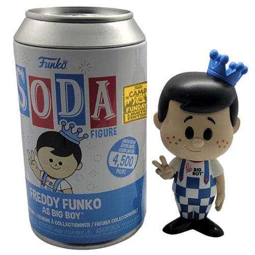 Funko Soda Freddy Blue Big Boy, Sealed - 2023 Camp Fundays Event Exclusive