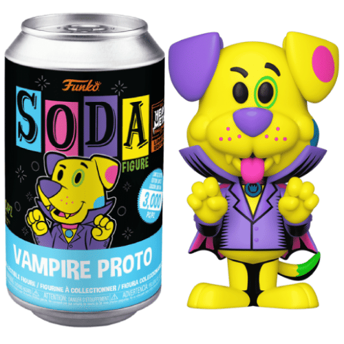Funko Soda Vampire Proto Blacklight, Sealed - 2023 Heavy Metal Halloween Exclusive
