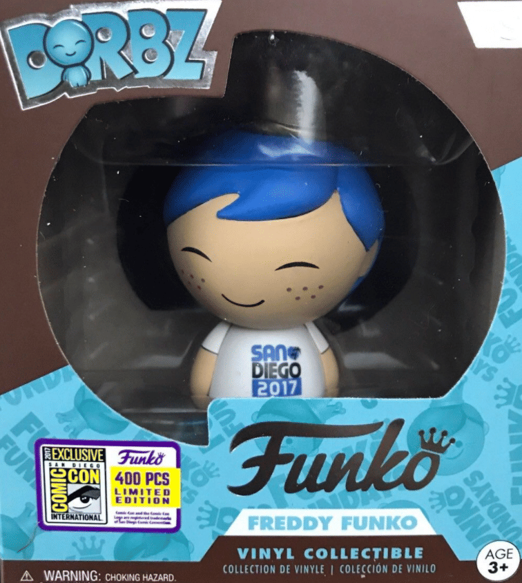 Funko Dorbz Freddy Funko Blue Hair SE - 2017 SDCC Exclusive/400 Made