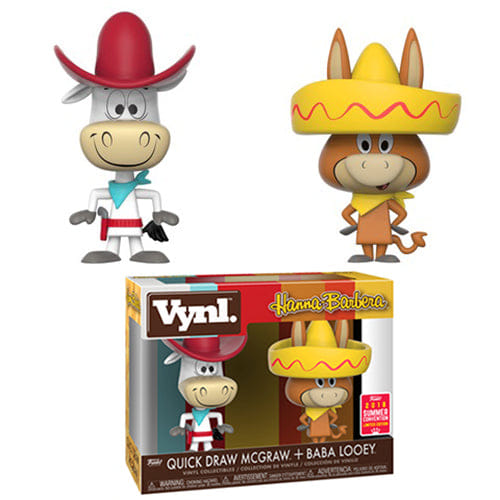 Funko Vynl. Quick Draw McGraw + Baba Looey Hanna - Barbera - 2018 Summer Convention Exclusive/3500 Made