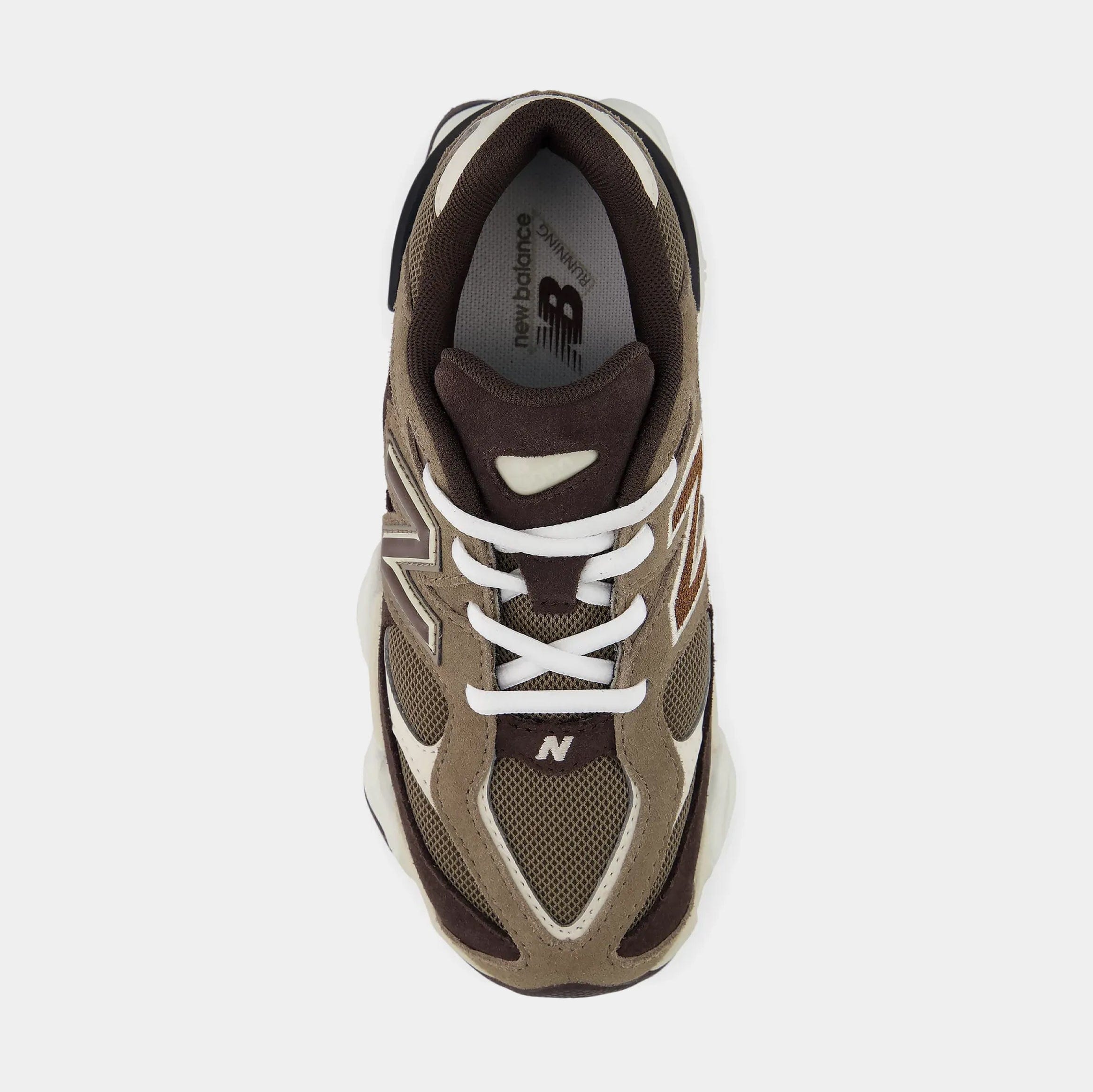 Newbalance 9060 Lace Preschool Lifestyle Shoes (Brown/Brown)
