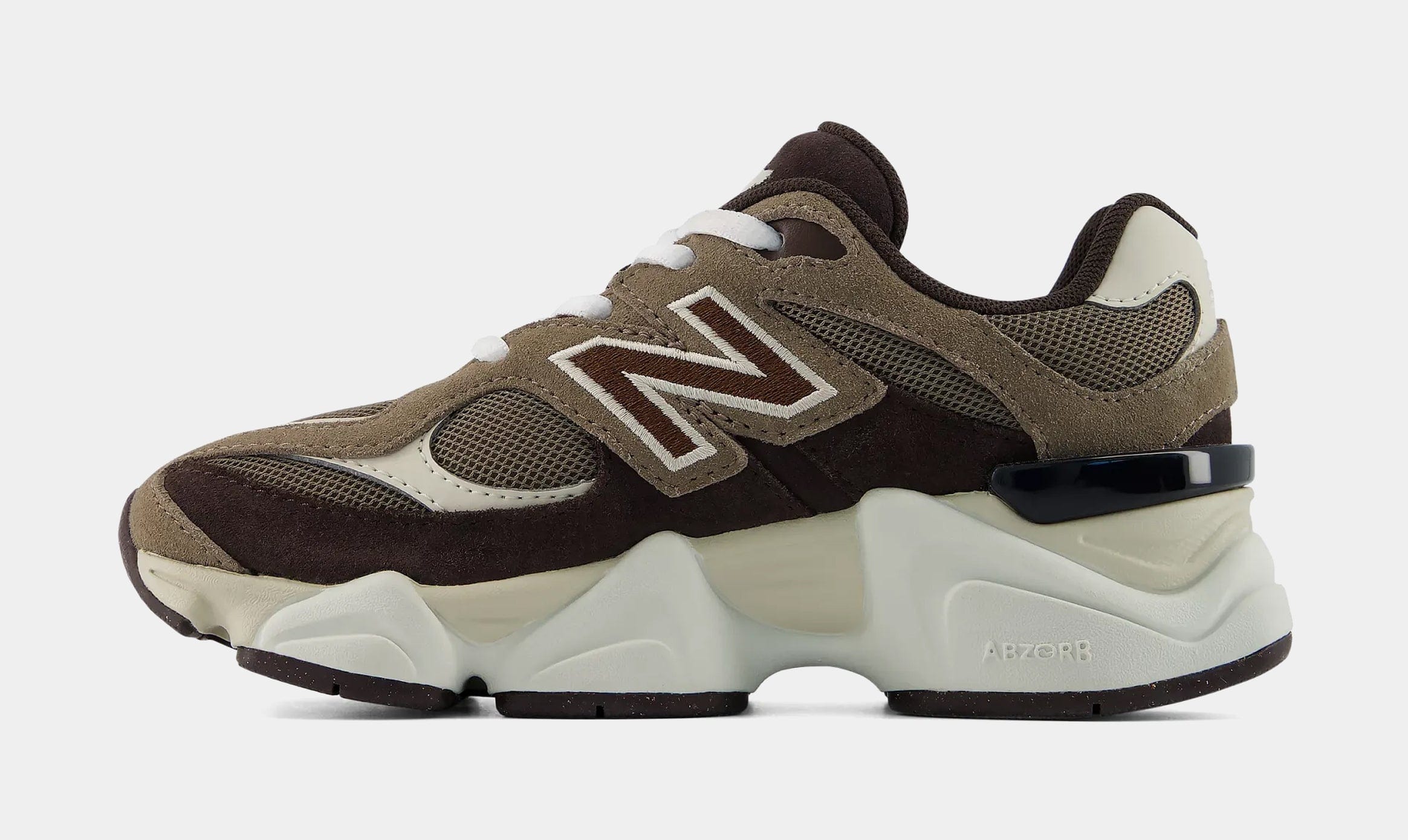 Newbalance 9060 Lace Preschool Lifestyle Shoes (Brown/Brown)