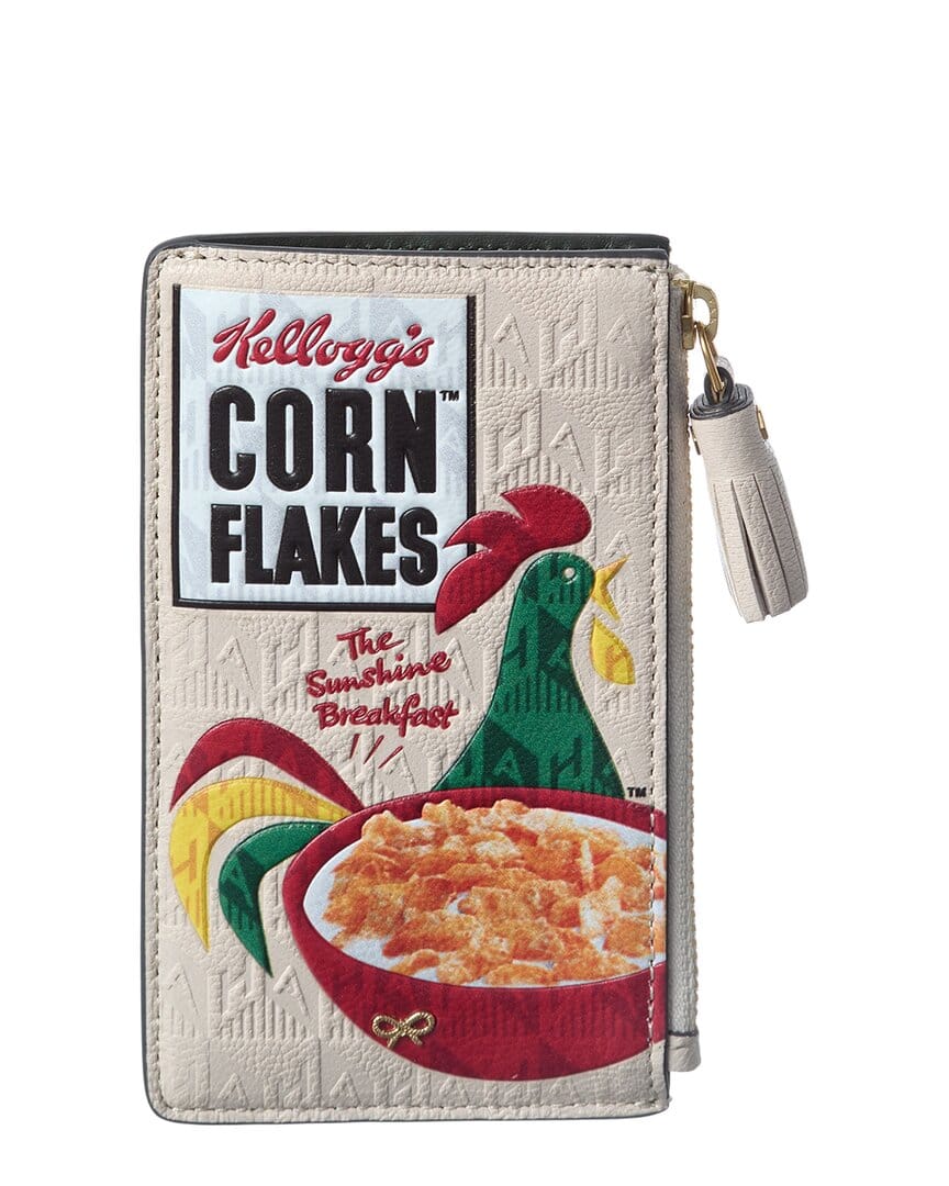 Anya Hindmarch Cornflakes Print Leather Pouch