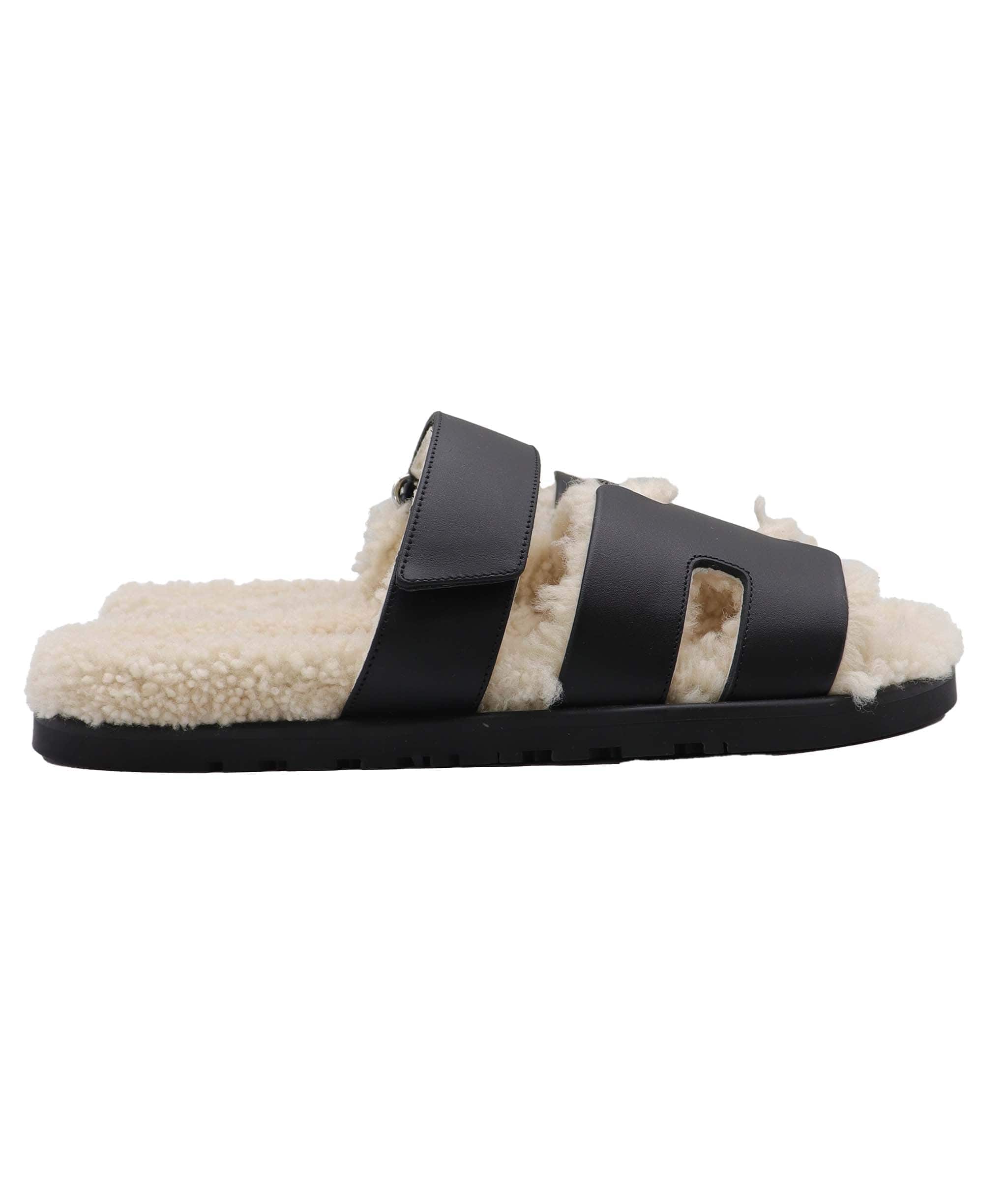 Hermes Chypree Teddy /black leather 42.5 RJC4563