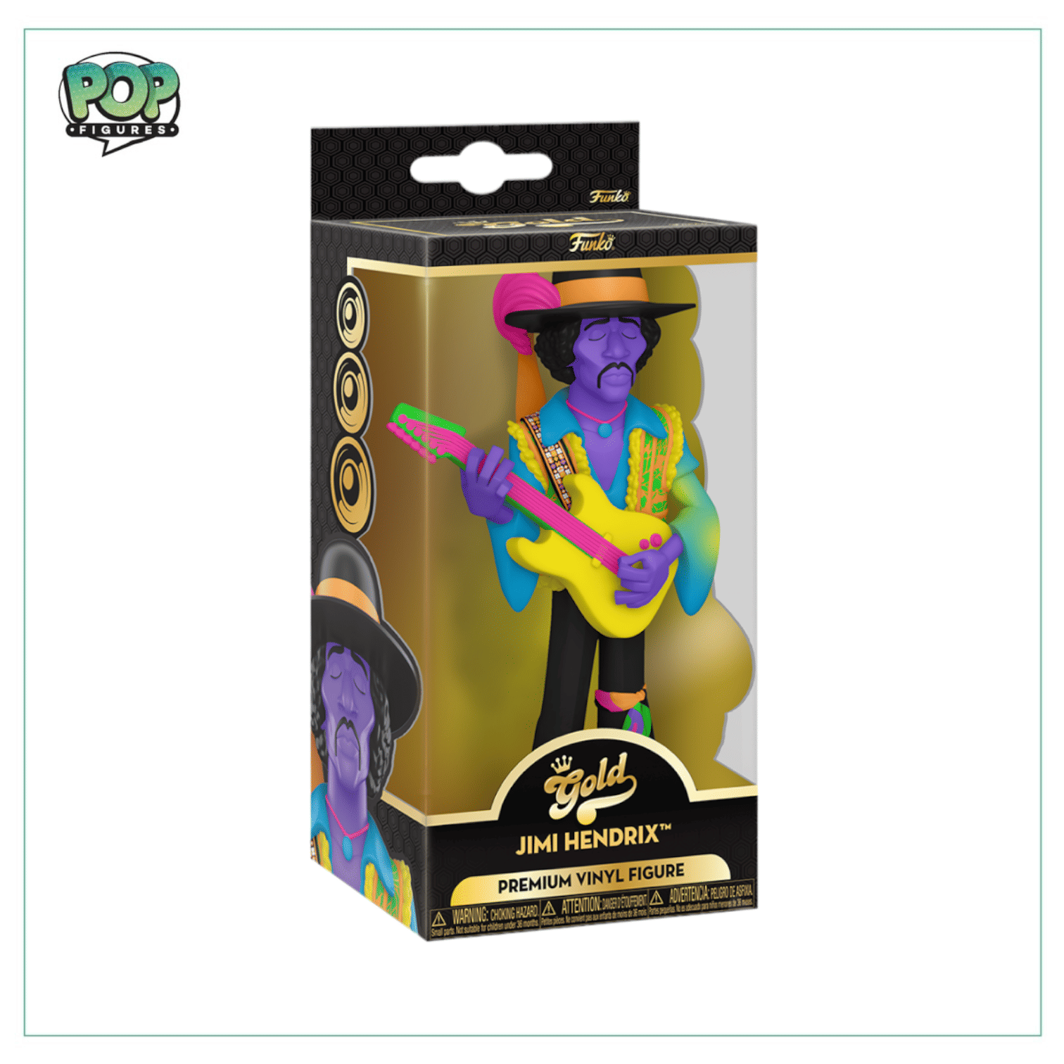 Funko Jimi Hendrix (Blacklight) Funko Gold