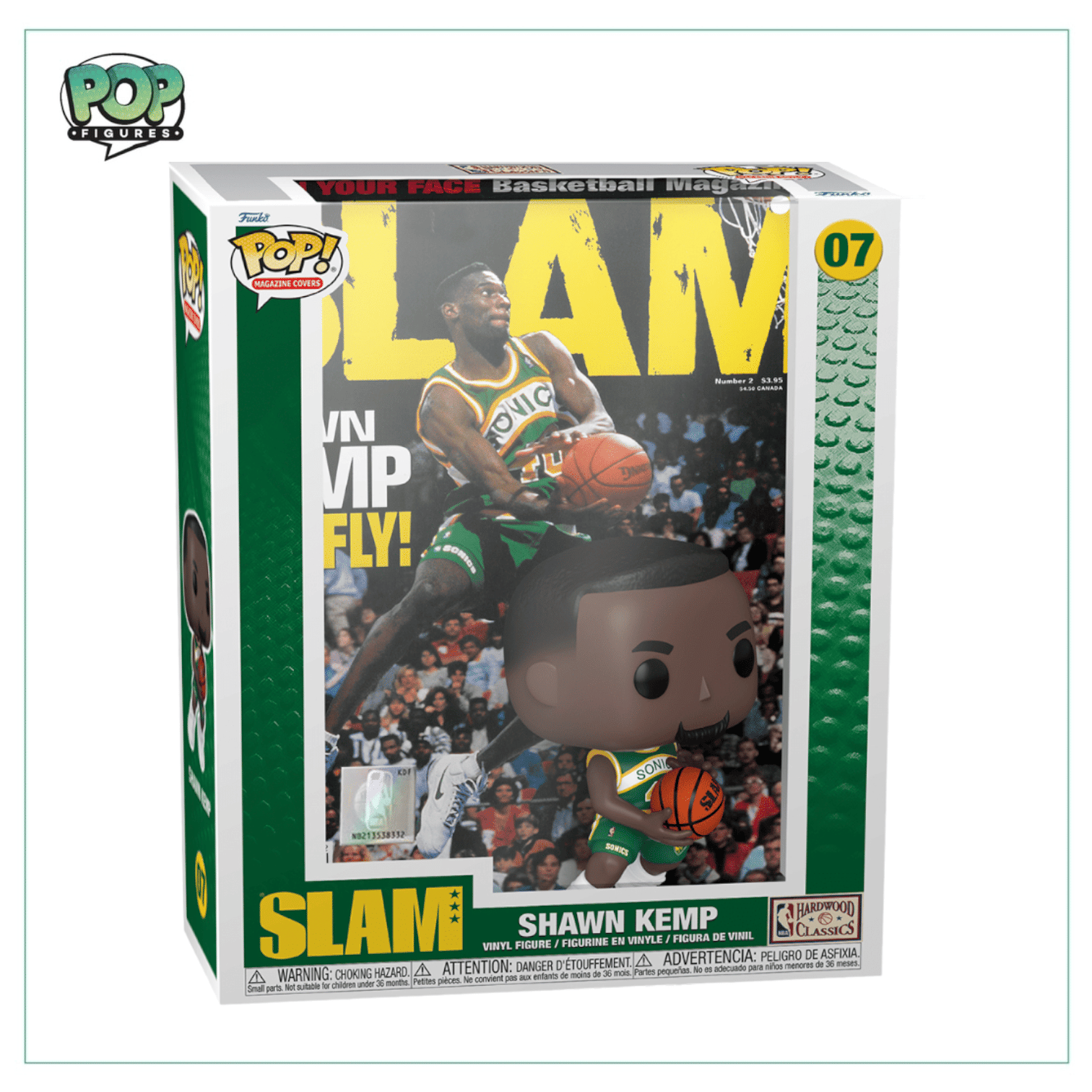 Funko Shawn Kemp #07 Deluxe Funko Magazine Cover - NBA