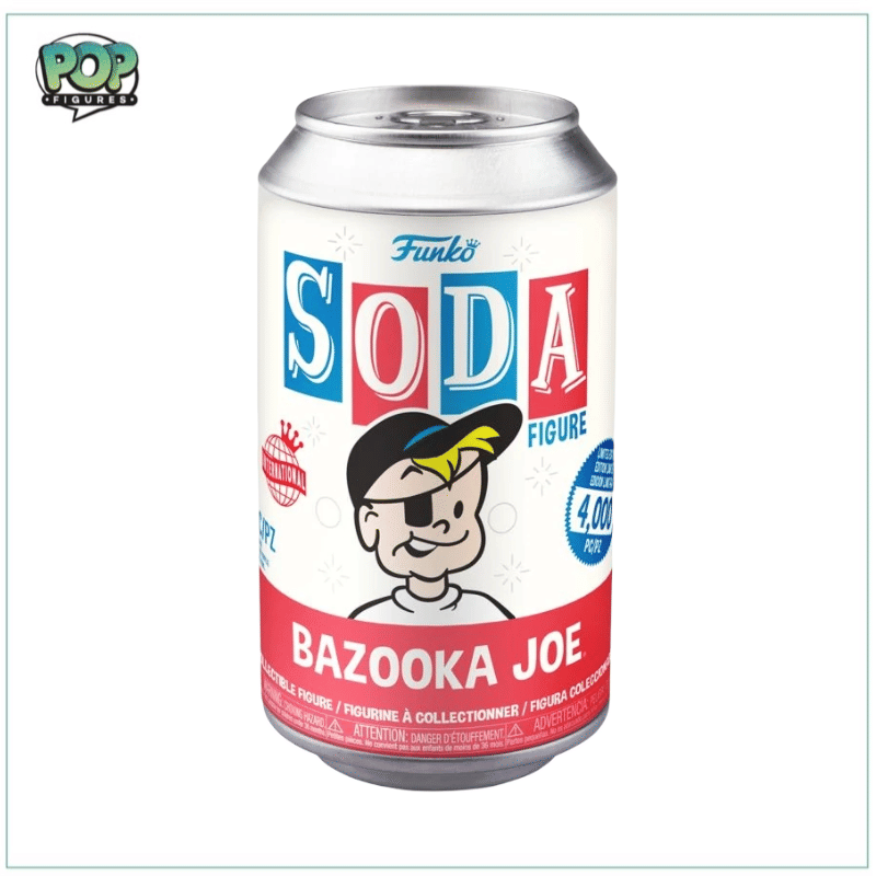 Funko Bazooka Joe Funko Soda Vinyl Figure! - Ad Icons - LE4000 Pcs International - Chance of Chase
