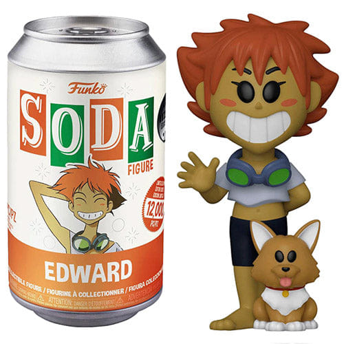Funko Soda Edward W/ Ein, Opened - BoxLunch Exclusive **Chase**