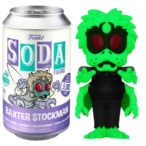 Funko Soda Baxter Stockman, Glow in the Dark, International, Opened Chase