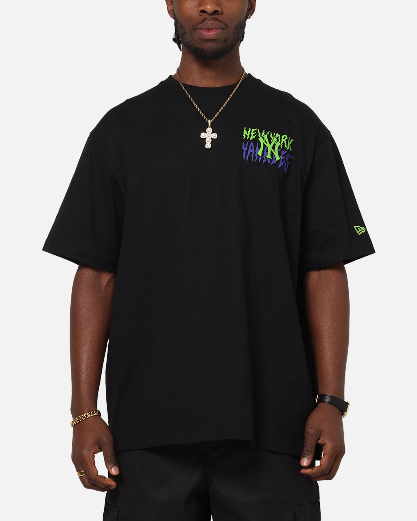 New Era New York Yankees Drip T - Shirt Black