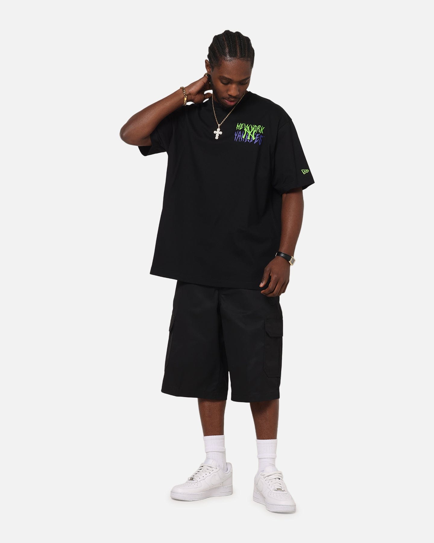 New Era New York Yankees Drip T - Shirt Black
