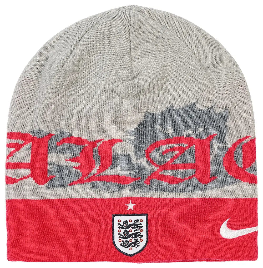 Palace x Nike England Beanie (Pewter Grey)