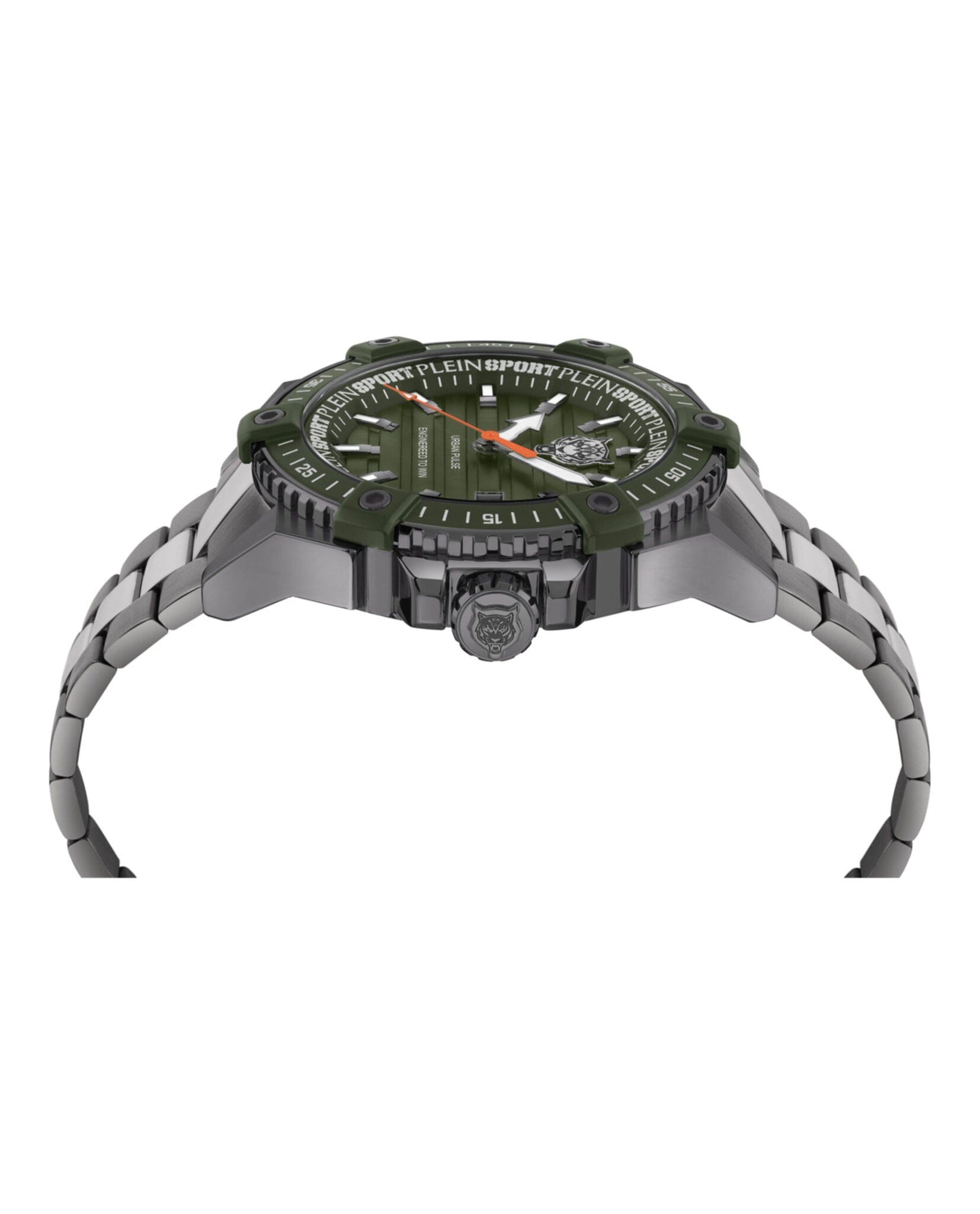 Plein Sport Mens Gun 47 mm Bracelet Fashion Watch