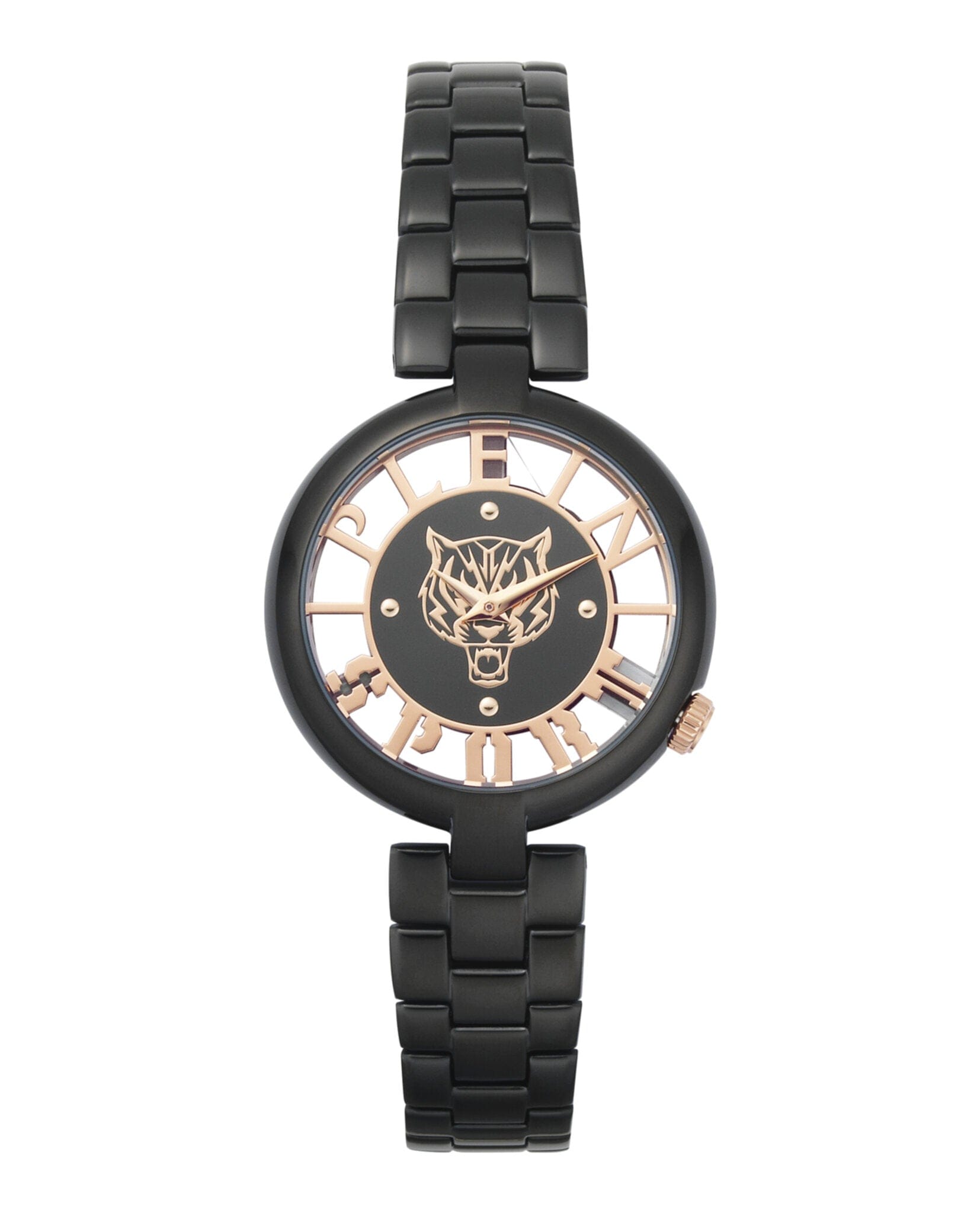 Plein Sport Womens Black 36 mm Bracelet Fashion Watch