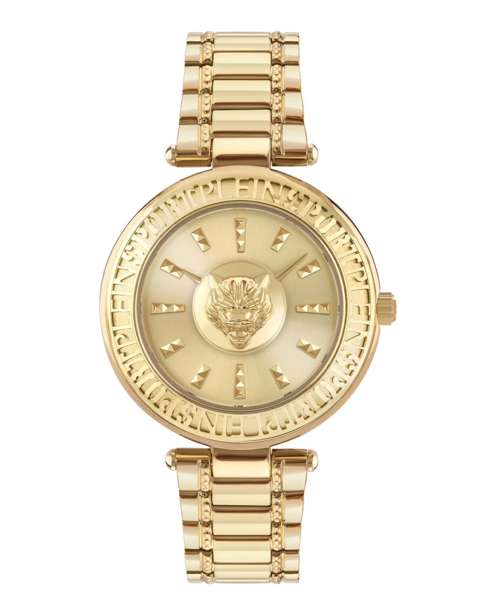 Plein Sport Womens Gold 38 mm Bracelet Fashion Watch