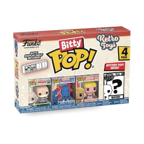 Funko Retro Toys Bitty Pop! Mini - Figure 4 - Pack - Select Set(s)